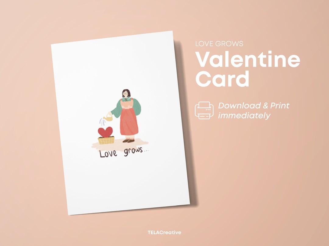 Printable Valentine Card for Boyfriend Love Card I Love You Card ...