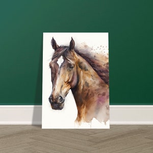 Horse Watercolour Print
