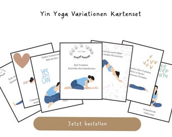 Yin Yoga VARIATIONEN Asana Kartenset