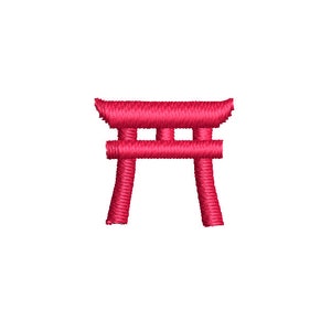 Small Tori Gate Embroidery Digitized File