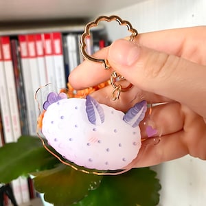 Sea bunny acrylic pendant charm