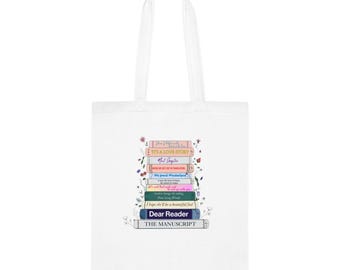 Bolsa de mano con citas de lectura de la era de la literatura de Tay Fan