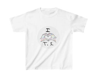 Personalisierte Tay fan Kids I Herz TS Hand Herzen alle Epochen T-Shirt