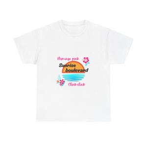 Tay fan 1989 Flamingo pink sunrise boulevard
