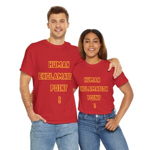 Human Exclamation Point Unisex statement tee