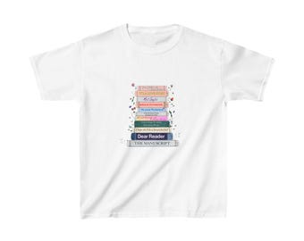 Camiseta infantil con los libros de las eras de Tay Fan