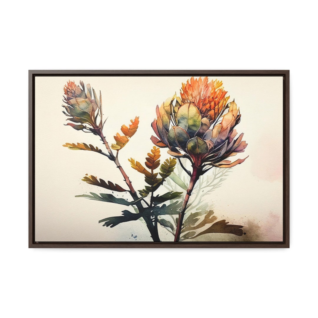Floral Watercolor Painting Floral Wall Art Botanical Wall Art