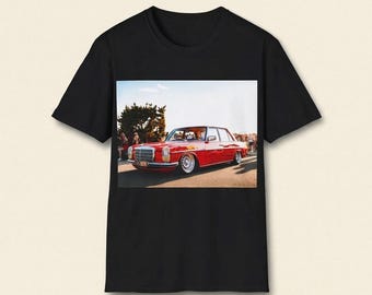 Mercedes-Benz W115 T-shirt: T-shirt met klassieke auto-afbeelding