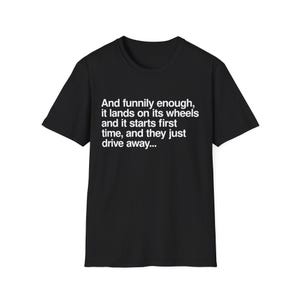 Alan Partridge T-Shirt, Alan Partridge Gift, Michael Quote, Funny Gift For Him, Helvetica, White Text