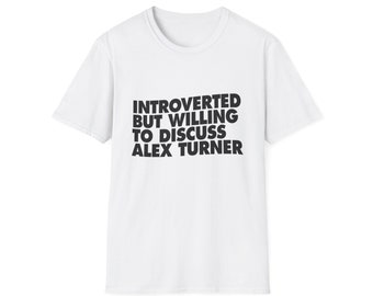 Maglietta Alex Turner: Introverso ma volenteroso, maglietta Arctic Monkeys