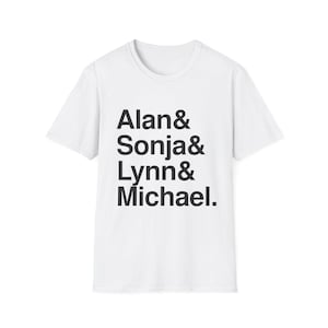 Alan Partridge Names T-Shirt: Ampersand Helvetica Tee