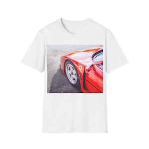 Ferrari F40 T-Shirt, Ferrari, F40, Ferrari F40, Supercar, Italian Car, Boyfriend Gift, Classic Car, Supercar Fan Gift