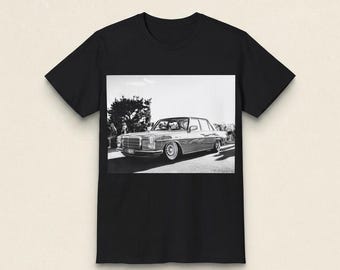 Mercedes-Benz W115 T-shirt: T-shirt met klassieke auto-afbeelding