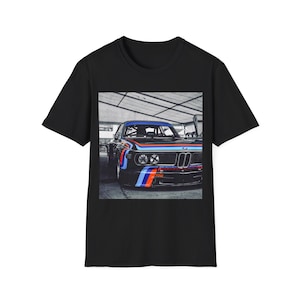 BMW T-Shirt, CSL, BMW Tee, Race Car, Motorsport T-Shirt