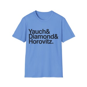 Beastie Boys T-Shirt, Yauch, Diamond, Horovitz, Helvetica, Hip Hop, Gift for Him, Ampersand Tee, Beastie Boys, Black Text