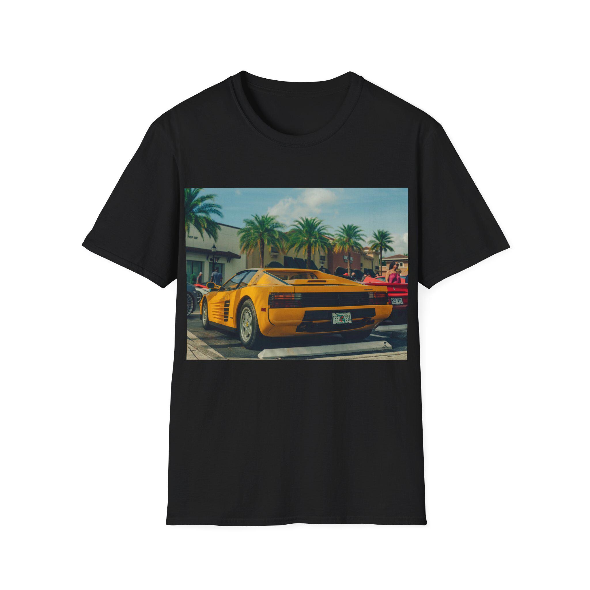 ★SUPERFAST★ Testarossa loose fit t-shirt black Ferrari Testarossa T-shirt, Ferrari, Testarossa, Supercar