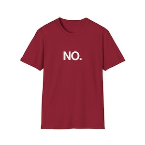 The IT Crowd No T-Shirt, Roy Trenneman, Funny T-Shirt, The IT Crowd Gift, White Text