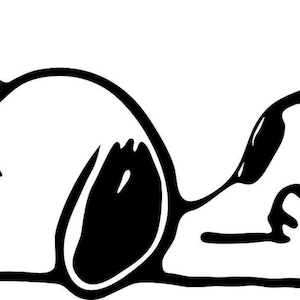 sleeping snoopy