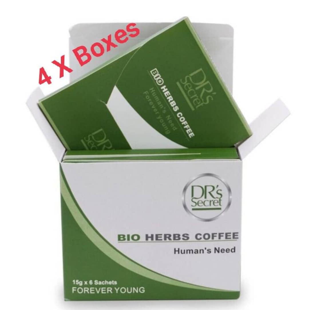 4 Boxes Drs Secret Bio Herbs Instant Coffee for Men Forever Etsy