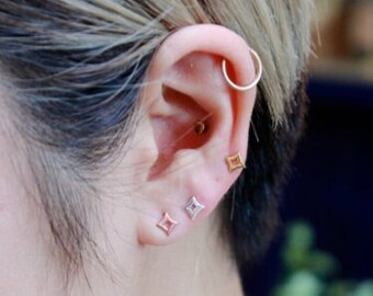 Star Stud Earrings for Men * Womens Earrings * Mens Studs * Tiny Star Earrings * Handmade Gift Ideas * 925 Sterling Silver * Gift for Her