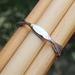 Sterling Silber Wellenring * Zig Zag Ring * Sterling Silber Stapelring * Ozeanwelle Ring * Strand Schmuck * Zierlicher Stapelring * Geschenk für Sie