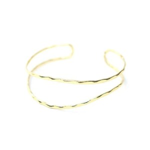 Hammered Sterling Silver Twig Cuff Bracelet