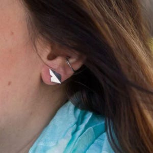 Arrowhead Earrings for Women * Handmade Gift Ideas * Sterling Studs * 925 Silver Studs * Arrowhead Jewelry * Gift for Her * Mothers Gifts