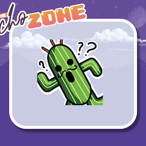 CACTUAR CONFUSED Final Fantasy Monsters Twitch | Discord Emotes