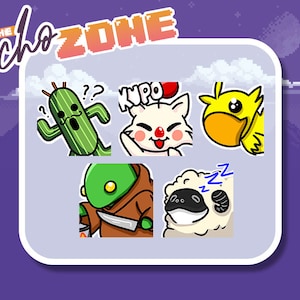 Final Fantasy Monsters (SET OF 5) Twitch | Discord Emotes