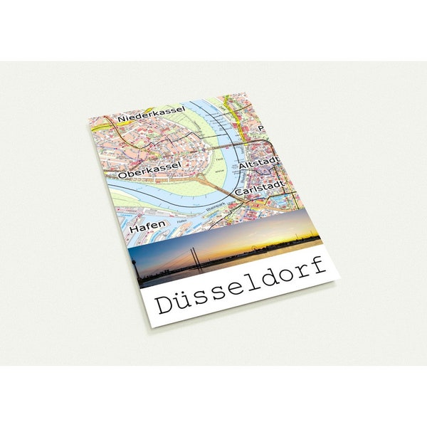 10 Postkarten der wunderschönen Stadt Düsseldorf