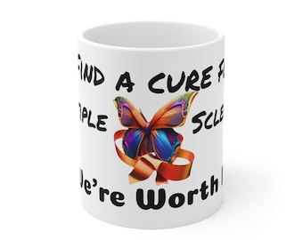 Multiple Sclerosis Coffee Cup, MS Awareness Mug, MS Warrior Gift, Spoonie Gift, Multiple Sclerosis Gifts, Gifts for MS patients