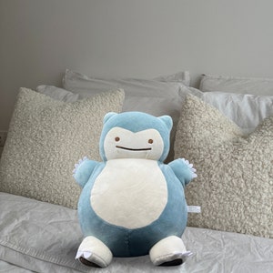 32cm Anime Pokemon Ditto Transform Snorlax Inside-Out Cushion Toys Pillow  Doll Collectible Bedroom Decoration Ornament