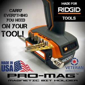 RIDGID 18v Pro-Mag™ Magnetic Bit Holder * Made in USA*