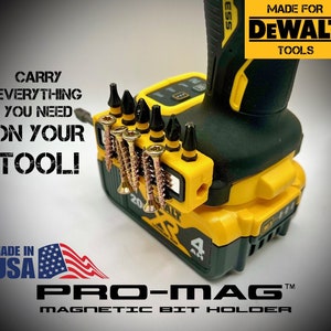 DeWalt 20V Pro-Mag™ V2 - Low Profile Magnetic Bit Holder *Made in USA*