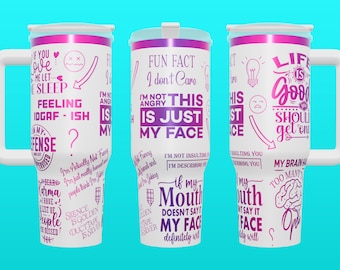 Vaso térmico sarcástico de 40 onzas