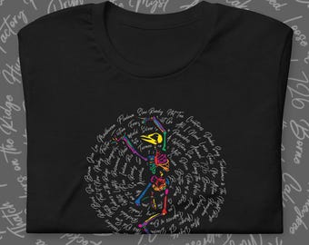 Camiseta de esqueleto bailando de Goose Band Gooseheads