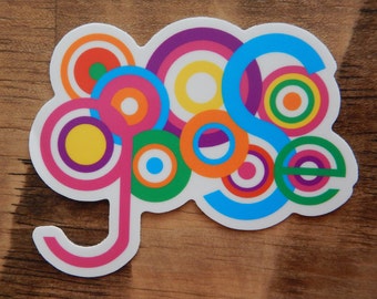 Pegatinas del logotipo de Goose Band Stage Lights