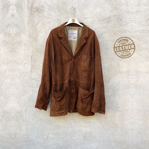 Billy Reid Bruce Genuine Shearling Trimmed Goat Suede Jacket 