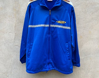RARE! Vintage CRU Design Track Jacket Made in USA 90s Full RARE! Vintage CRU Design Track Jacket Made in USA 90s Full