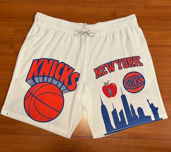 New York Knicks the Big Apple Shorts Etsy