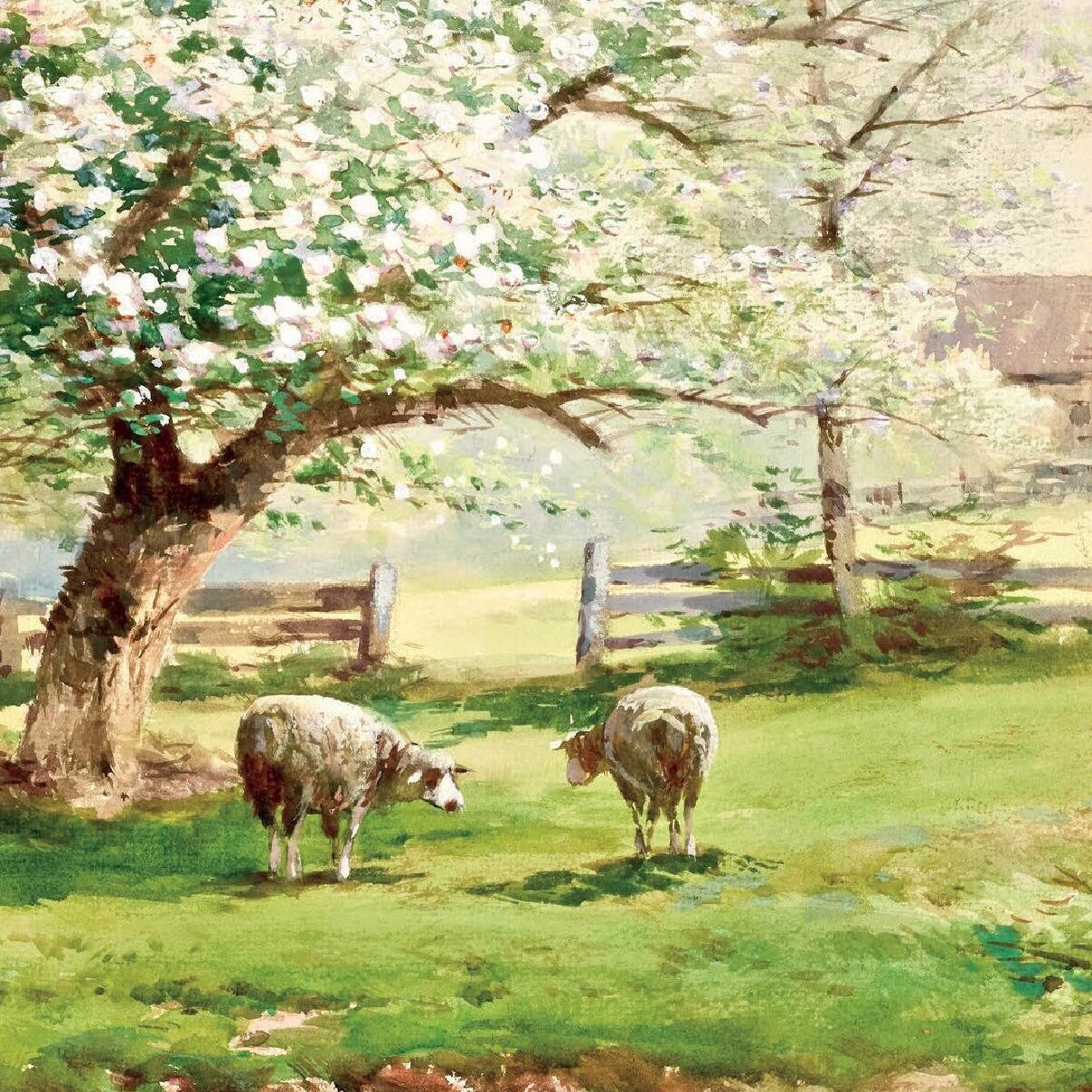 Rural Gallery Printable Vintage French Country Summer, Rural Life Scene ...