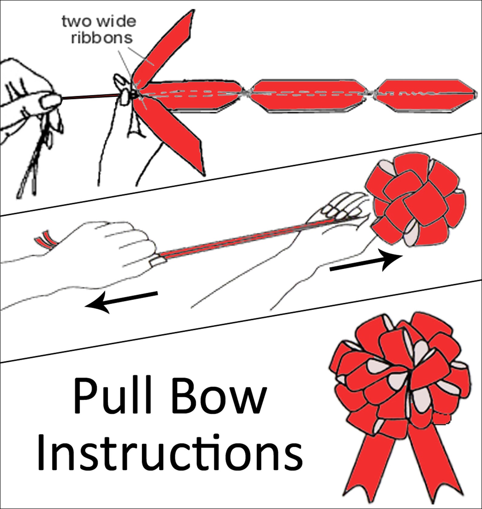 Big Red Car Bow With Ribbon - Gift Bow for New Cars, Christmas, Large ...