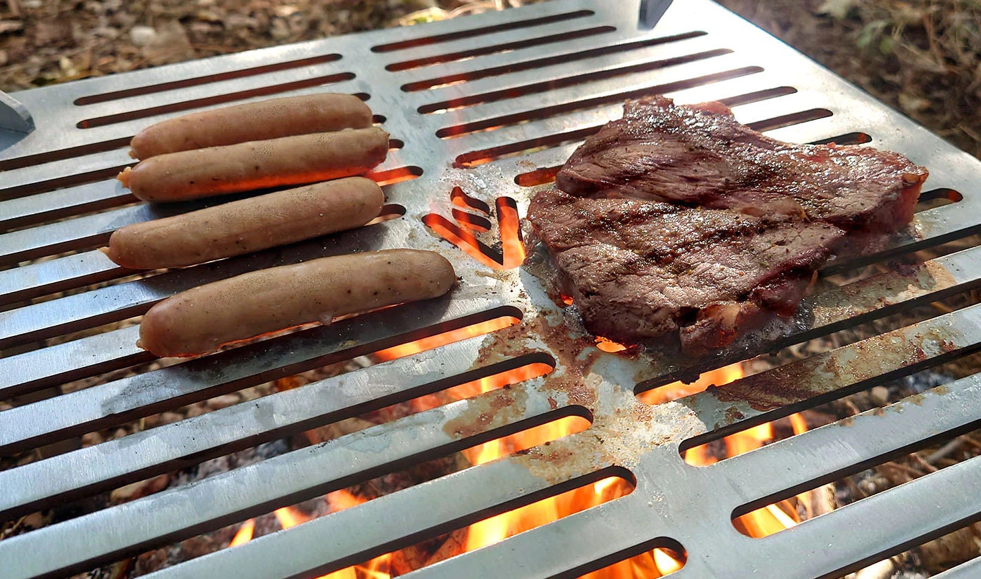 Foldable Portable Small Barbecue for Campers, Gift for Mangal Lovers - Etsy