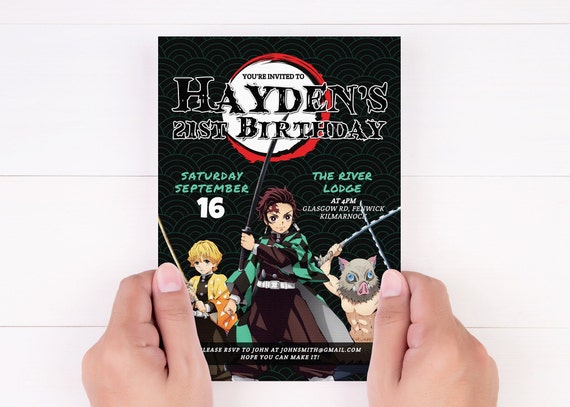 Anime Party Flyer Template