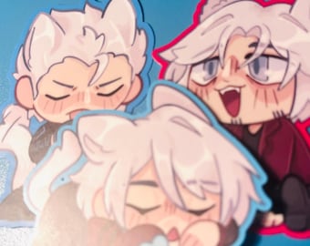 DMC Devil May Meow Chibi stickers