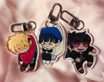 Tristamp trio teru chibi keychains