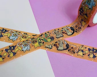 Pika pika Halloween washi tape