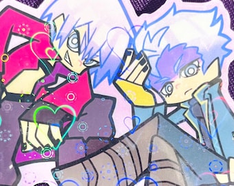 Dmc x Paswg stickers heart overlay