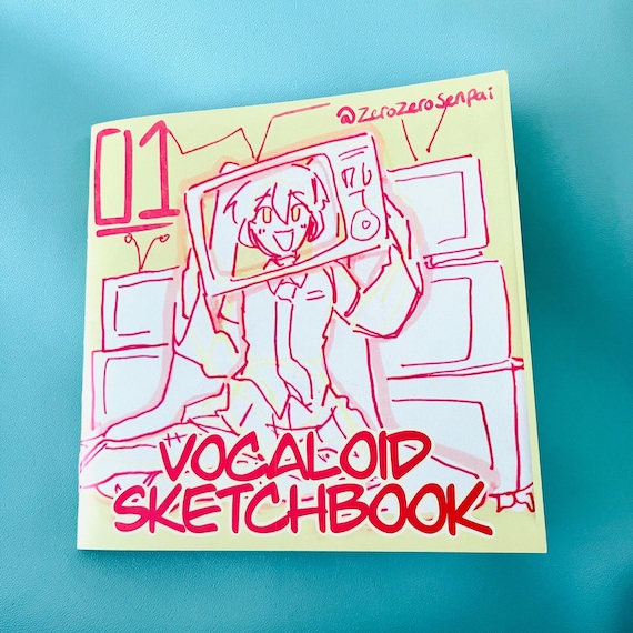 Vocaloid sketchbook Zine