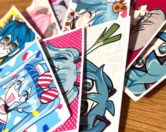 Miku through the ages Vocaloid Stickers
